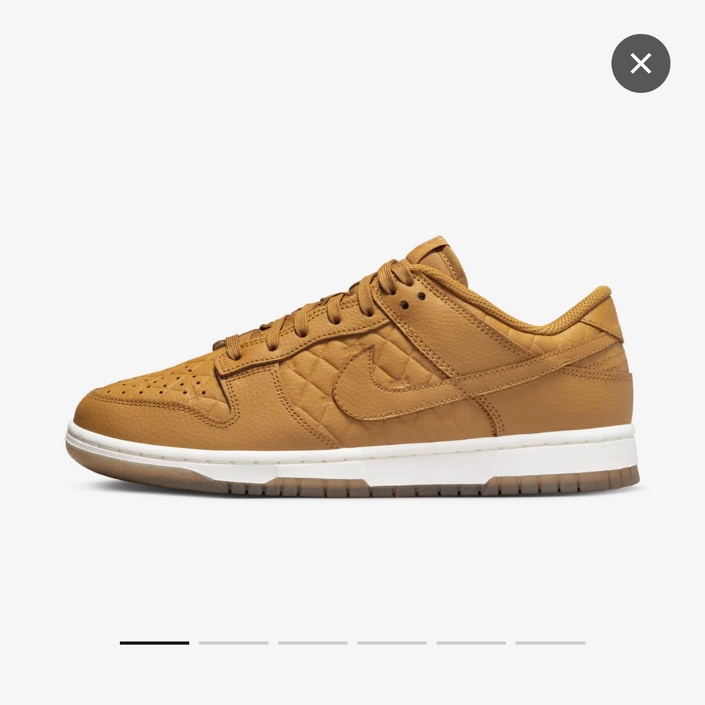 NIKE DUNK WHEAT AND GUM LIGHT BROWN WOMENS SIZE 6.5 NEW IN BOX